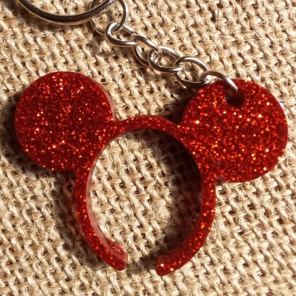 Glitter keychain - Picture 2 of 3